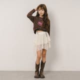 インパン裏地付きで安心!くしゅっと揺れるアシメヘムレースミニスカート | URBAN CHERRY | 詳細画像11