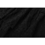 インパン裏地付きで安心!くしゅっと揺れるアシメヘムレースミニスカート | URBAN CHERRY | 詳細画像24