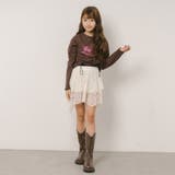 インパン裏地付きで安心!くしゅっと揺れるアシメヘムレースミニスカート | URBAN CHERRY | 詳細画像25