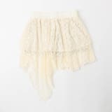 インパン裏地付きで安心!くしゅっと揺れるアシメヘムレースミニスカート | URBAN CHERRY | 詳細画像7