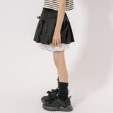 【インナーパンツ付】レースドッキングリボンプリーツスカート | URBAN CHERRY | 詳細画像8 