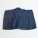 【インナーパンツ付き】デニムプリーツスカート | URBAN CHERRY | 詳細画像2 