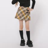 【インナーパンツ付き】ダブルベルトチェックラップスカート | URBAN CHERRY | 詳細画像4 