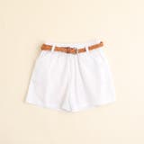 小花柄肩フリルトップス+ベルト付きショートパンツ | URBAN CHERRY | 詳細画像5