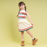 ラインデザインリブニットトップス+プリーツスカート | URBAN CHERRY | 詳細画像12