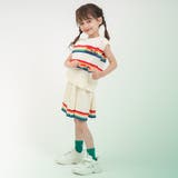 ラインデザインリブニットトップス+プリーツスカート | URBAN CHERRY | 詳細画像3