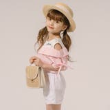 オープンショルダードッキングストライプブラウス+フロントボタンショートパンツ | URBAN CHERRY | 詳細画像33
