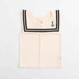 マリンセーラーノースリーブトップス+メロウデザインリラックスパンツ | URBAN CHERRY | 詳細画像4