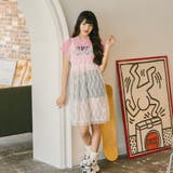 レースキャミワンピース+ロゴデザインちびTシャツ | URBAN CHERRY | 詳細画像19