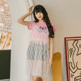 レースキャミワンピース+ロゴデザインちびTシャツ | URBAN CHERRY | 詳細画像21