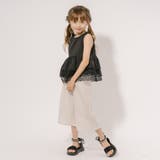 【2点セット】裾レースノースリーブトップス＋ストライプワイドパンツ | URBAN CHERRY | 詳細画像4 