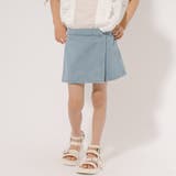 【2点セット】カットワークレースパフスリーブブラウス＋デニムキュロットスカート | URBAN CHERRY | 詳細画像10 
