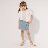 【2点セット】カットワークレースパフスリーブブラウス＋デニムキュロットスカート | URBAN CHERRY | 詳細画像11 