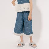 【2点セット】ミニドットリボンプリントデニムフリルトップス＋ストレートパンツ | URBAN CHERRY | 詳細画像13 