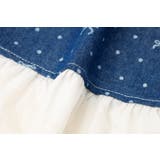 【2点セット】ミニドットリボンプリントデニムフリルトップス＋ストレートパンツ | URBAN CHERRY | 詳細画像25 