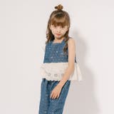 【2点セット】ミニドットリボンプリントデニムフリルトップス＋ストレートパンツ | URBAN CHERRY | 詳細画像9 