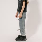 【2点セット】リボンプリントTシャツ＋デニムリボンストレートパンツ | URBAN CHERRY | 詳細画像13 