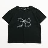 【2点セット】リボンプリントTシャツ＋デニムリボンストレートパンツ | URBAN CHERRY | 詳細画像4 
