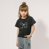 【2点セット】リボンプリントTシャツ＋デニムリボンストレートパンツ | URBAN CHERRY | 詳細画像9 