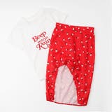 【2点セット】ロゴプリントTシャツ＋アシンメトリーデザインスカート | URBAN CHERRY | 詳細画像2 