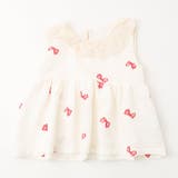 【2点セット】フリルカラーデザインリボンペプラムトップス+ストレートパンツ | URBAN CHERRY | 詳細画像4