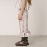 【2点セット】フラワープリントペプラムブラウス+ストレートフリルパンツ | URBAN CHERRY | 詳細画像11