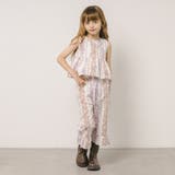 【2点セット】フラワープリントペプラムブラウス+ストレートフリルパンツ | URBAN CHERRY | 詳細画像13