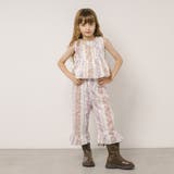 【2点セット】フラワープリントペプラムブラウス+ストレートフリルパンツ | URBAN CHERRY | 詳細画像14