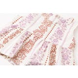 【2点セット】フラワープリントペプラムブラウス+ストレートフリルパンツ | URBAN CHERRY | 詳細画像16