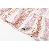 【2点セット】フラワープリントペプラムブラウス+ストレートフリルパンツ | URBAN CHERRY | 詳細画像17