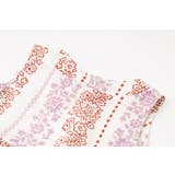 【2点セット】フラワープリントペプラムブラウス+ストレートフリルパンツ | URBAN CHERRY | 詳細画像18