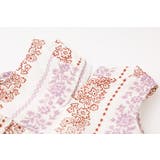 【2点セット】フラワープリントペプラムブラウス+ストレートフリルパンツ | URBAN CHERRY | 詳細画像19