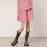 【2点セット】ワンポイントロゴノースリーブトップス+ショートパンツ | URBAN CHERRY | 詳細画像13