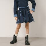 【2点セット】チェックシャツドッキングトレーナー＋リボンデザインスカート | URBAN CHERRY | 詳細画像15 