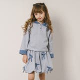 【2点セット】チェックシャツドッキングトレーナー＋リボンデザインスカート | URBAN CHERRY | 詳細画像3 