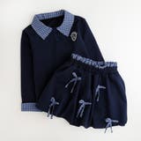 【2点セット】チェックシャツドッキングトレーナー＋リボンデザインスカート | URBAN CHERRY | 詳細画像4 