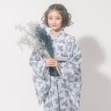 【被るだけ簡単&アレンジ自在】ニュアンスフラワーワンピ浴衣(翠華)+兵児帯2点セ… | URBAN CHERRY | 詳細画像39
