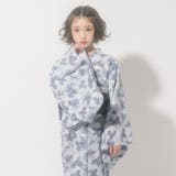 【被るだけ簡単&アレンジ自在】ニュアンスフラワーワンピ浴衣(翠華)+兵児帯2点セ… | URBAN CHERRY | 詳細画像41