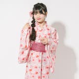 【被るだけ簡単＆アレンジ自在】ニュアンスフラワーワンピ浴衣（桃華）+兵児帯2点セ… | URBAN CHERRY | 詳細画像13 