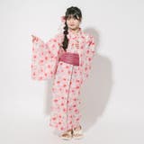 【被るだけ簡単＆アレンジ自在】ニュアンスフラワーワンピ浴衣（桃華）+兵児帯2点セ… | URBAN CHERRY | 詳細画像3 
