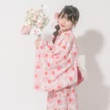 【被るだけ簡単＆アレンジ自在】ニュアンスフラワーワンピ浴衣（桃華）+兵児帯2点セ… | URBAN CHERRY | 詳細画像36 