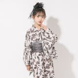 【被るだけ簡単&アレンジ自在】ニュアンスフラワーワンピ浴衣(凛華)+兵児帯2点セ… | URBAN CHERRY | 詳細画像13