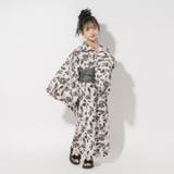 【被るだけ簡単&アレンジ自在】ニュアンスフラワーワンピ浴衣(凛華)+兵児帯2点セ… | URBAN CHERRY | 詳細画像3