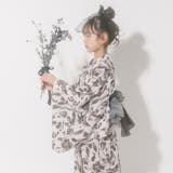 【被るだけ簡単&アレンジ自在】ニュアンスフラワーワンピ浴衣(凛華)+兵児帯2点セ… | URBAN CHERRY | 詳細画像36