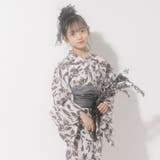 【被るだけ簡単&アレンジ自在】ニュアンスフラワーワンピ浴衣(凛華)+兵児帯2点セ… | URBAN CHERRY | 詳細画像37