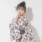 【被るだけ簡単&アレンジ自在】ニュアンスフラワーワンピ浴衣(凛華)+兵児帯2点セ… | URBAN CHERRY | 詳細画像38
