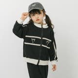 【2点セット】バイカラーフロントリボンデザインジップトップス＋ストレートパンツ | URBAN CHERRY | 詳細画像14 