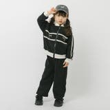 【2点セット】バイカラーフロントリボンデザインジップトップス＋ストレートパンツ | URBAN CHERRY | 詳細画像16 