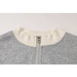 【2点セット】バイカラーフロントリボンデザインジップトップス＋ストレートパンツ | URBAN CHERRY | 詳細画像27 