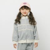 【2点セット】バイカラーフロントリボンデザインジップトップス＋ストレートパンツ | URBAN CHERRY | 詳細画像3 